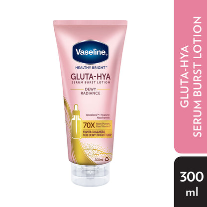 VASELINE HEALTHY BRIGHT GLUTA-HYA DEWY RADIANCE SERUM B/LOTION 300ML