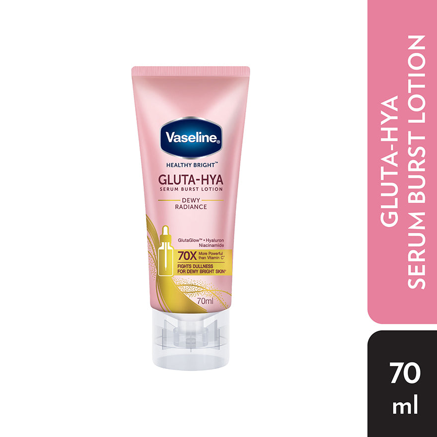 VASELINE HEALTHY BRIGHT GLUTA-HYA DEWY RADIANCE SERUM B/LOTION 70ML