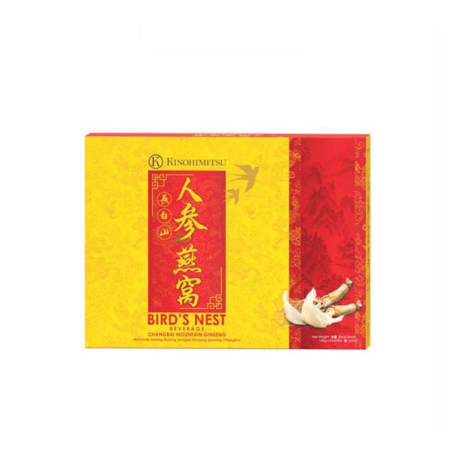 KINOHIMITSU BIRD NEST WITH CHANGBAI MOUNTAIN GINSENG 150G X 3S