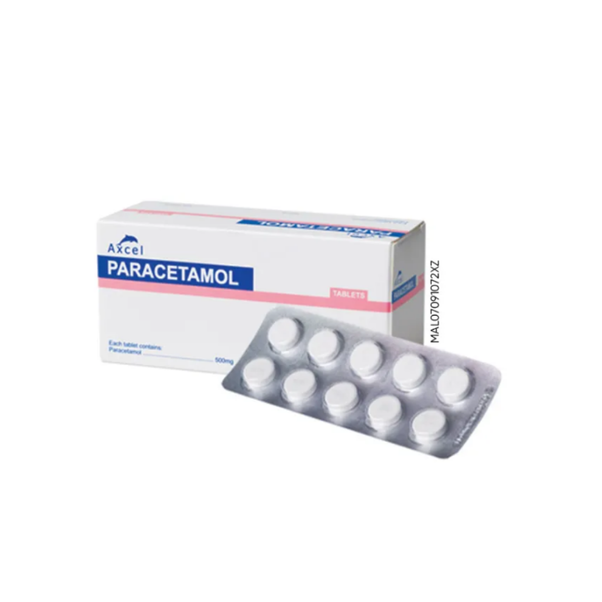 AXCEL PARACETAMOL 500MG TAB 10SX10