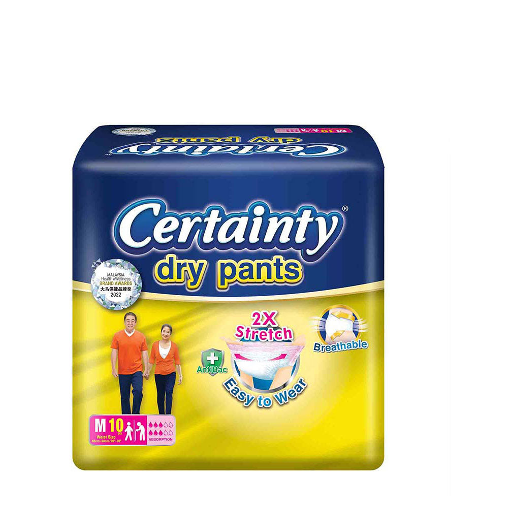 CERTAINTY DRY PANTS ADULT REGULAR M 65-90CM 10S