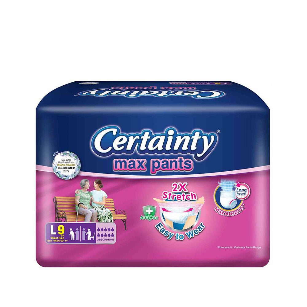 CERTAINTY MAXPANTS ADULT REGULAR L 74-100CM 9S