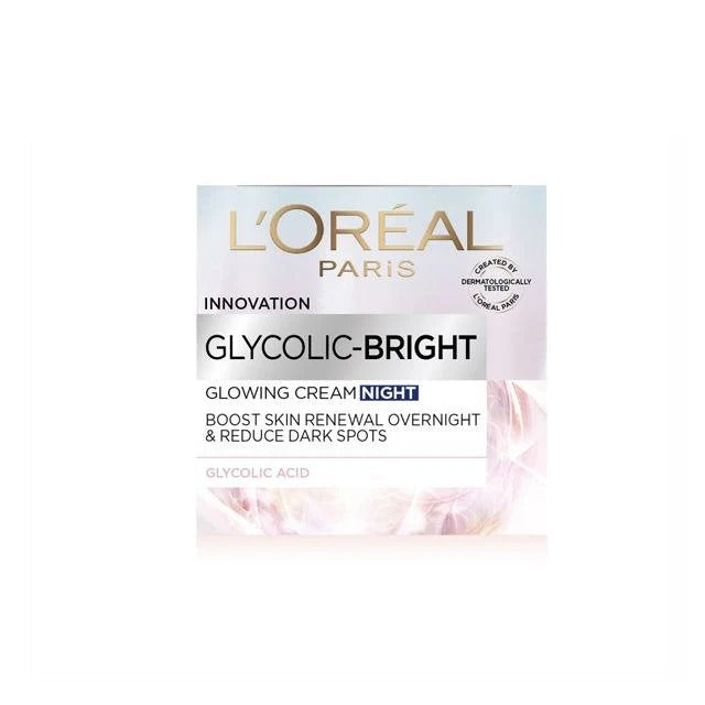 LOREAL GLYCOLIC-BRIGHT GLOWING NIGHT CREAM 50ML