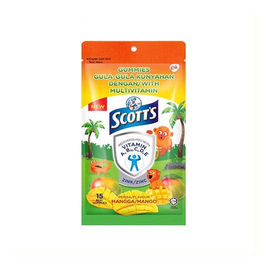 SCOTTS MULTIVITAMIN GUMMIES MANGO 15S