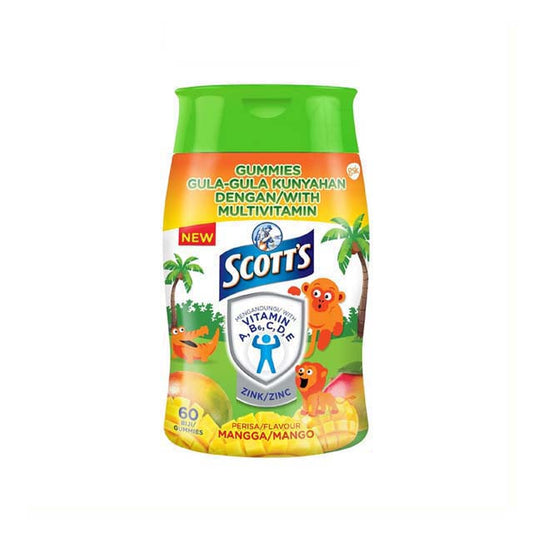 SCOTTS MULTIVITAMIN GUMMIES MANGO 60S
