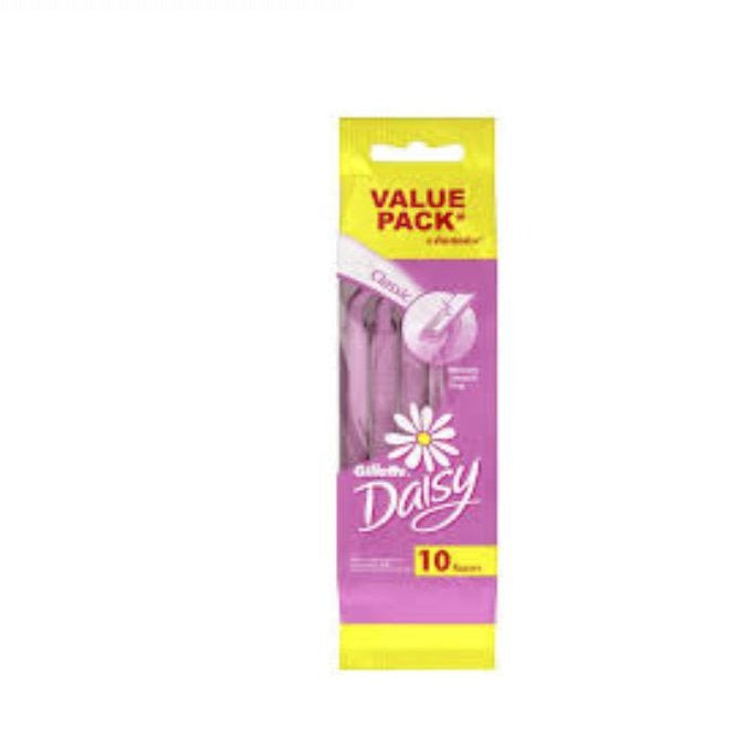 GILLETTE WOMEN DAISY CLASSIC DISPOSABLE RAZOR 10S