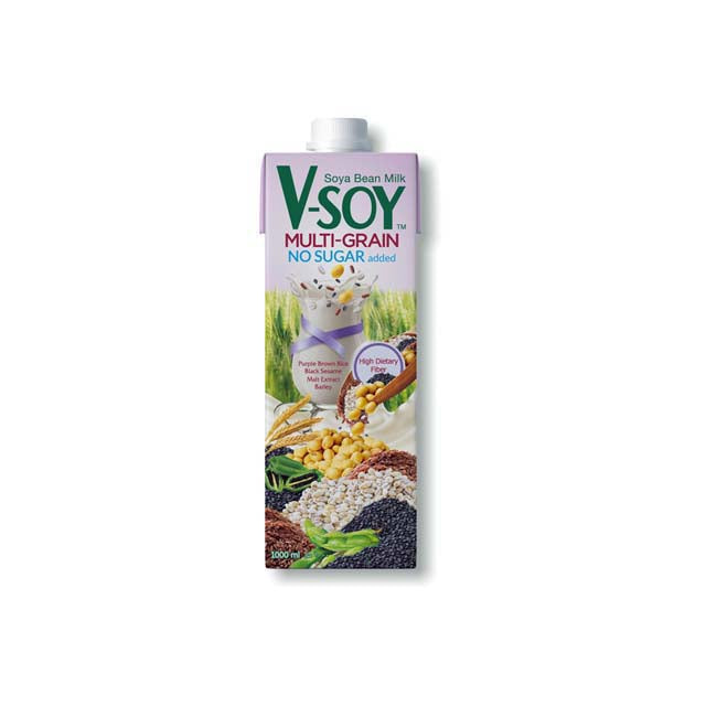 V-SOY MULTIGRAIN NO SUGAR ADDED 1L