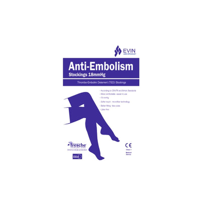 EVIN ANTI-EMBOLISM STOCKING THIGH HIGH S