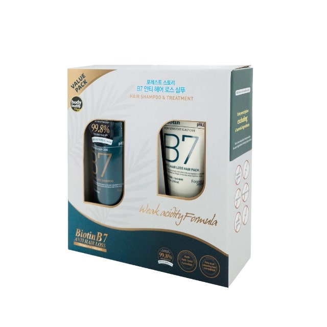 FOREST STORY BIOTIN B7 ANTI-HAIR LOSS SHAMPOO & TREATMENT VALUE PACK