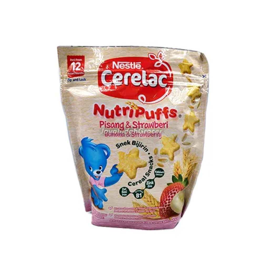 NESTLE CERELAC NUTRIPUFFS BANANA & STRAWBERRY 50G