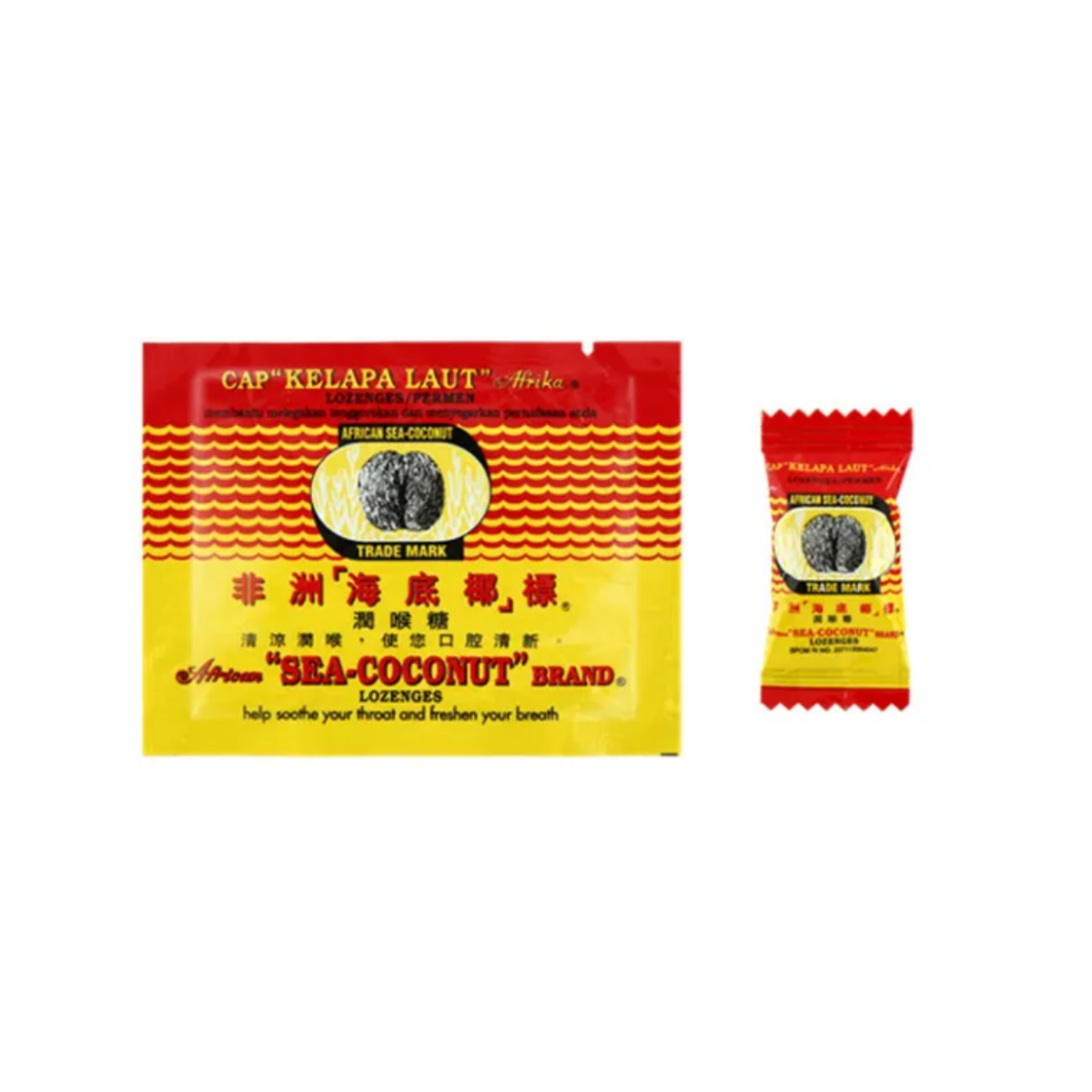 AFRICAN SEA COCONUT LOZENGES EXTRA STRONG 15G 6S