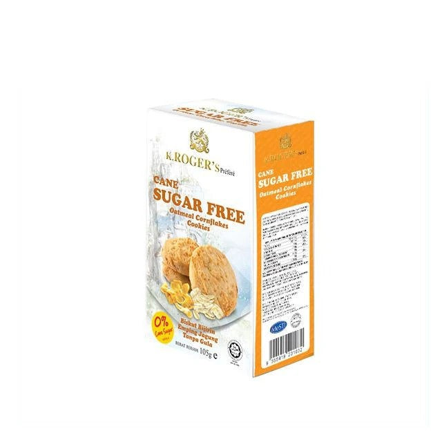 K. ROGERS SUGAR FREE OATMEAL CORNFLAKES COOKIES 105G