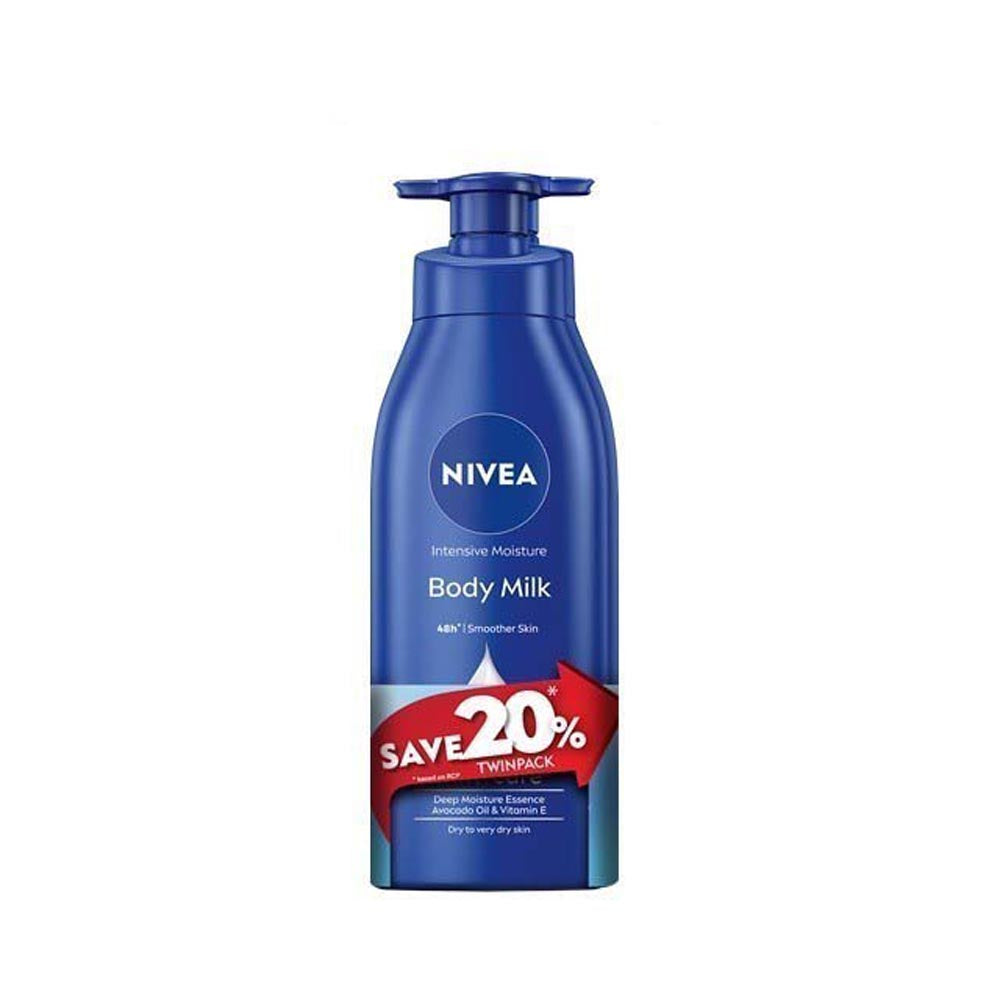 NIVEA INTENSIVE MOISTURE BODY MILK 380ML 2S