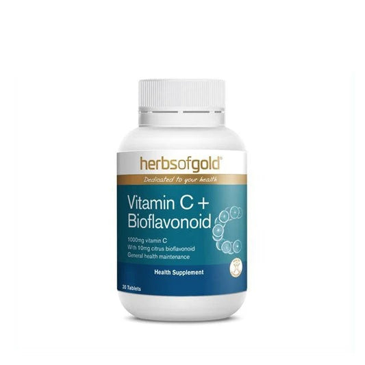 HERBS OF GOLD VITAMIN C 1000MG+BIOFLAVONOID 30S