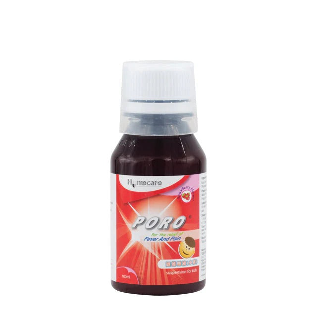 YSP PORO SUSPENSION 250MG/5ML 100ML (STRAWBERRY)