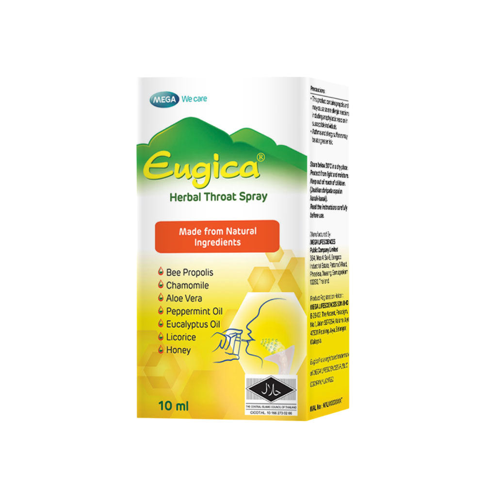 MEGA EUGICA HERB THROAT SPARY 10ML