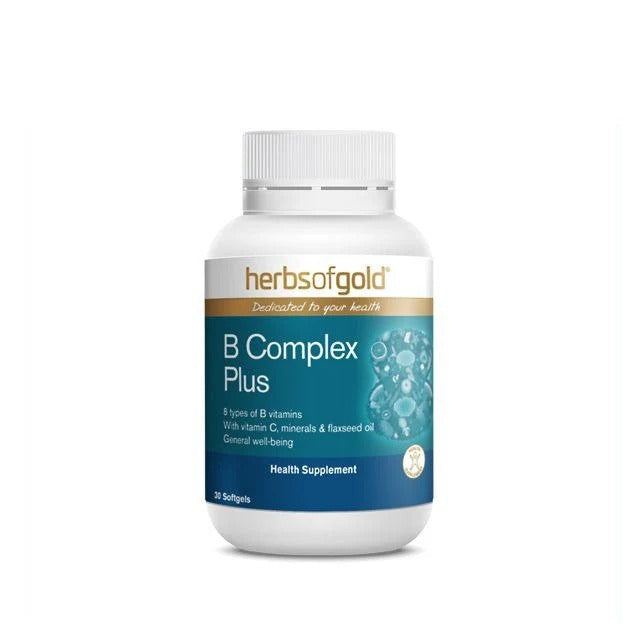 HERBS OF GOLD B COMPLEX PLUS 30S
