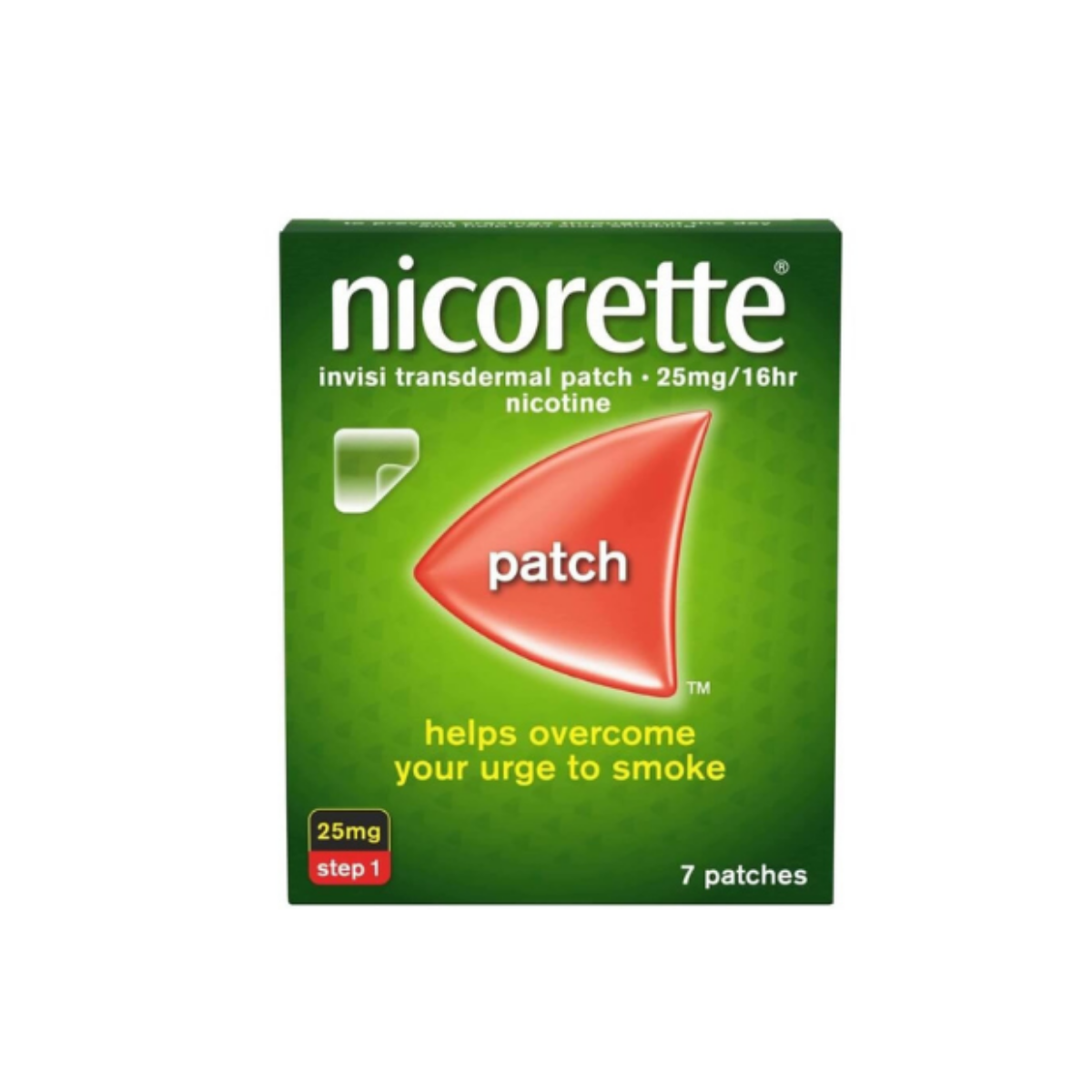 NICORETTE 25MG/16HR INVISI TRANSDERMAL PATCH (STEP 1) 7S