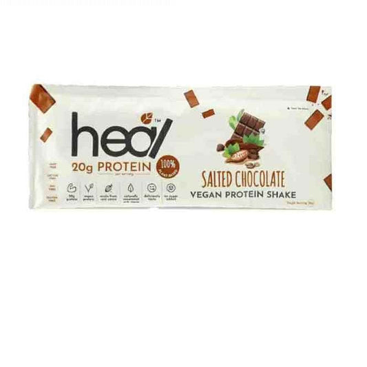 HEAL SALTED CHOCOLATE VEGAN PROTEIN SHAKE SACHET 36G