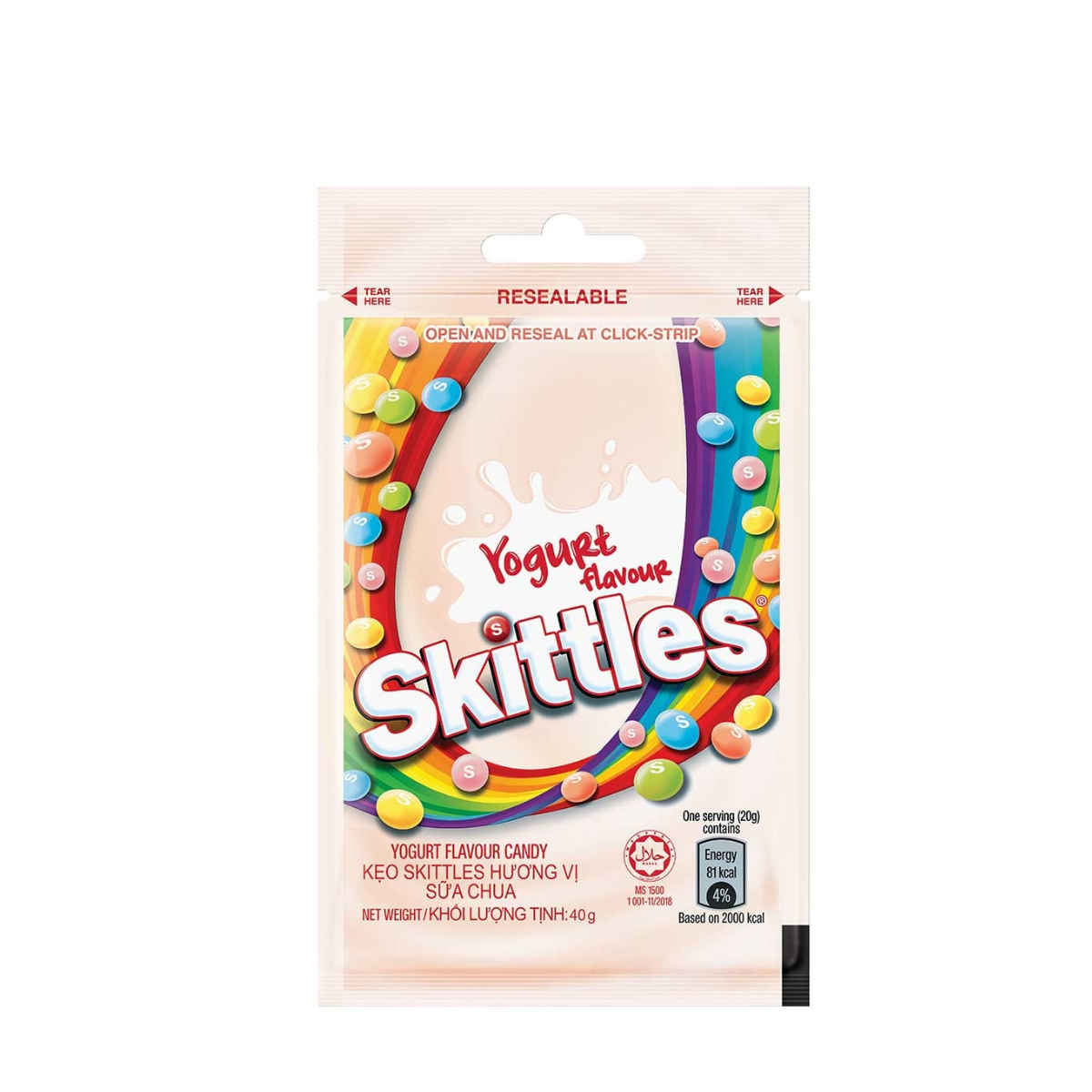 SKITTLES YOGURT BAG 40G