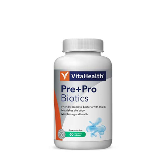 VITAHEALTH PRE+PRO BIOTICS CAPSULE 60S
