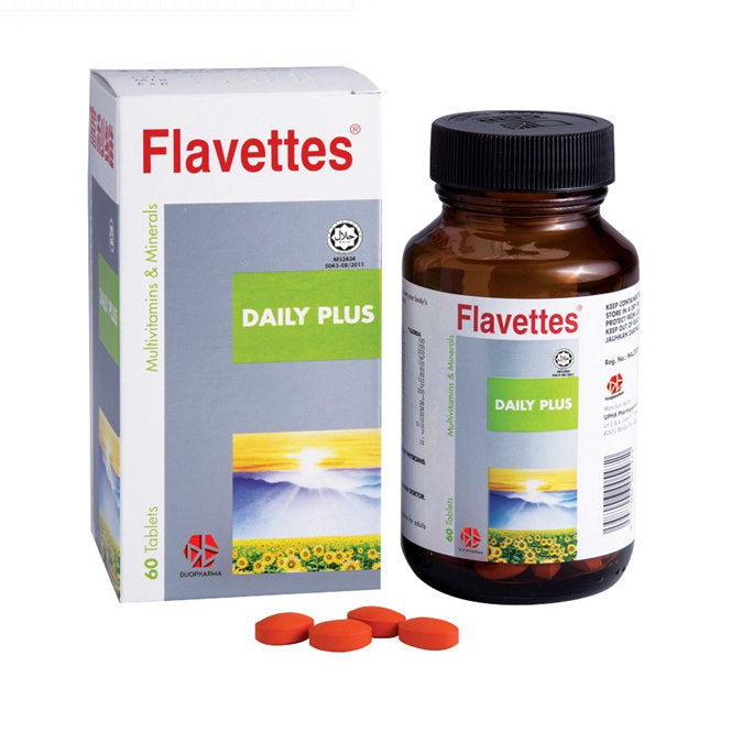 FLAVETTES DAILY PLUS FILM COATED TABLET60S