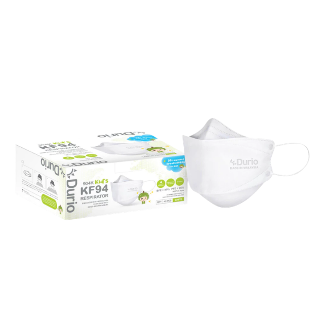 DURIO 904K CH KF94 RESPIRATOR 40S WHITE