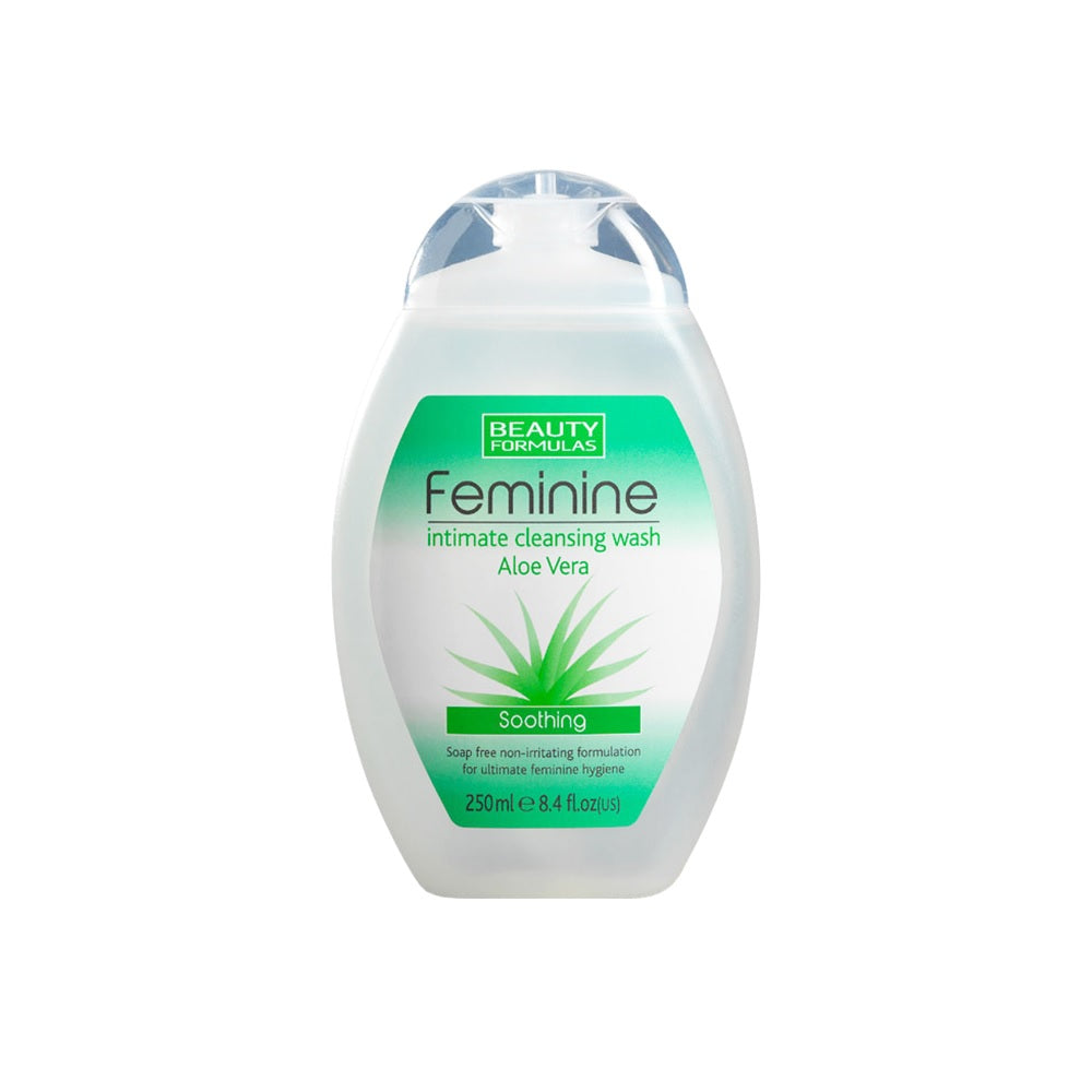 BEAUTY FORMULAS FEMININE INTIMATE ALOE VERA SOOTHING CLEANSING WASH 250ML