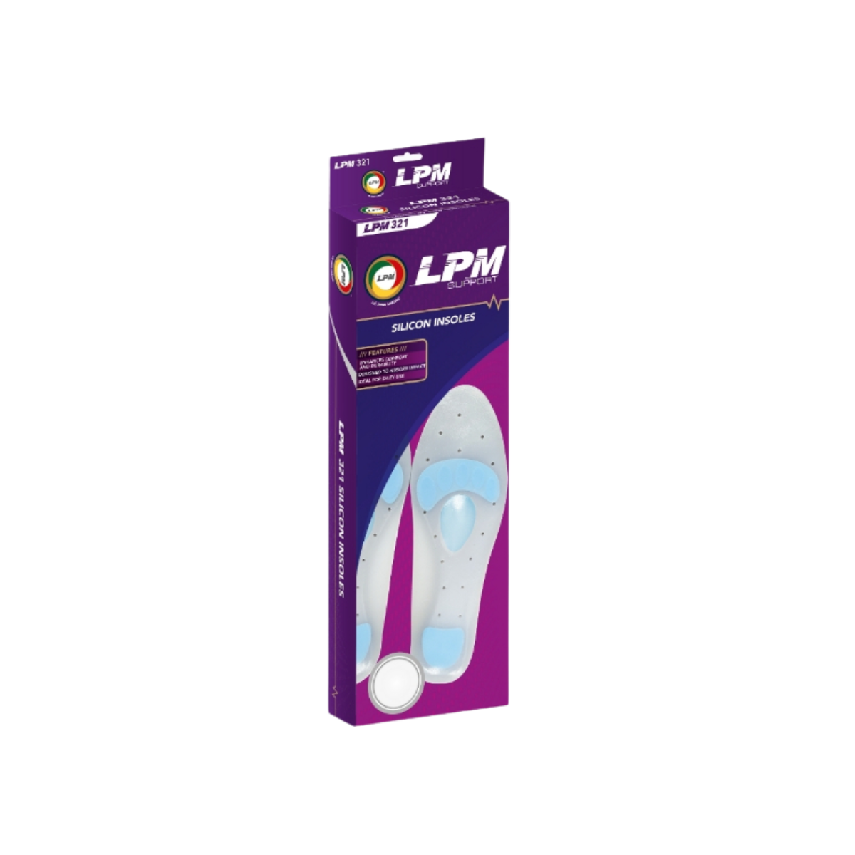 LPM 321 SILICONE INSOLES SIZE A