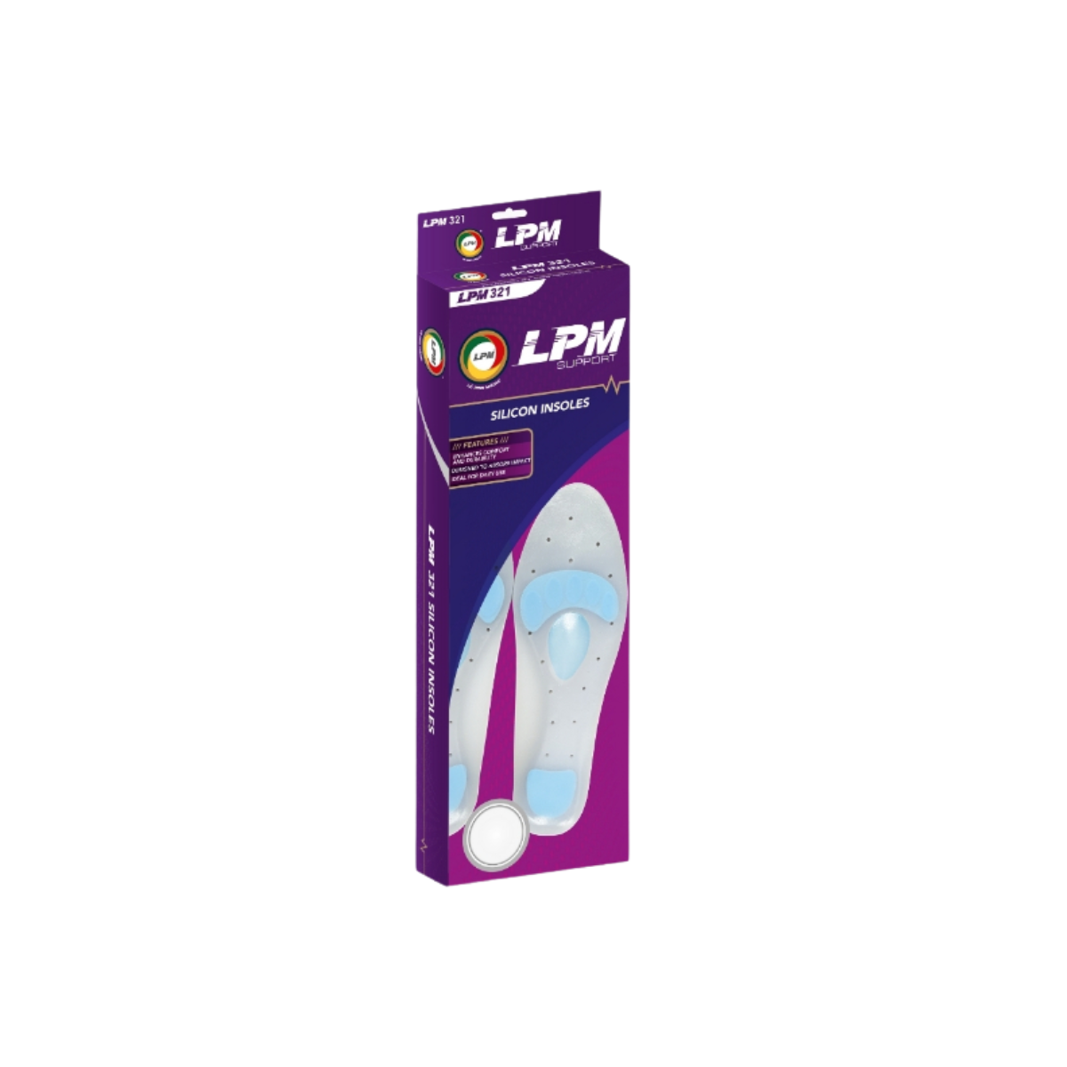 LPM 321 SILICONE INSOLES SIZE E