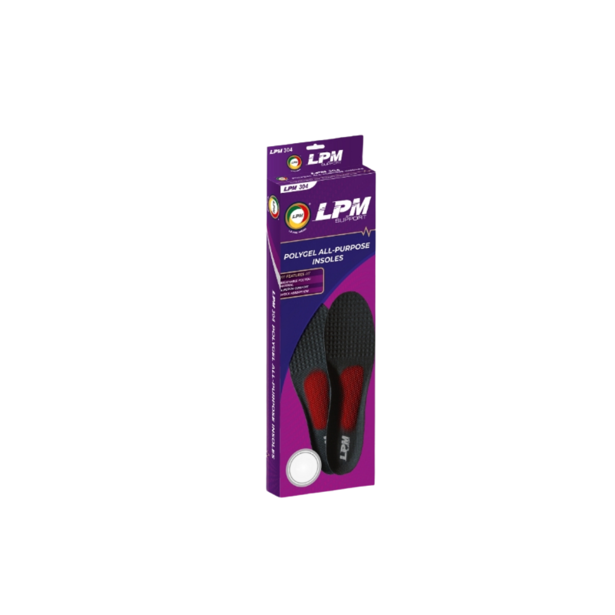 LPM 304 POLYGEL ALL-PURPOSE INSOLES SIZE 7