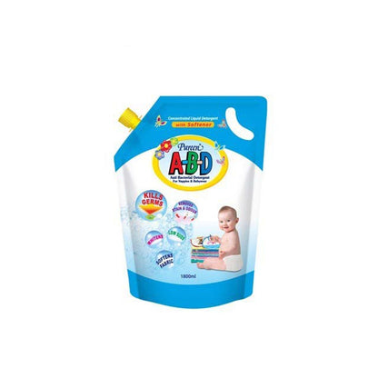 PUREEN ABD ANTIBACTERIAL LIQUID DETERGENT W/SOFTENER POUCH 1800ML
