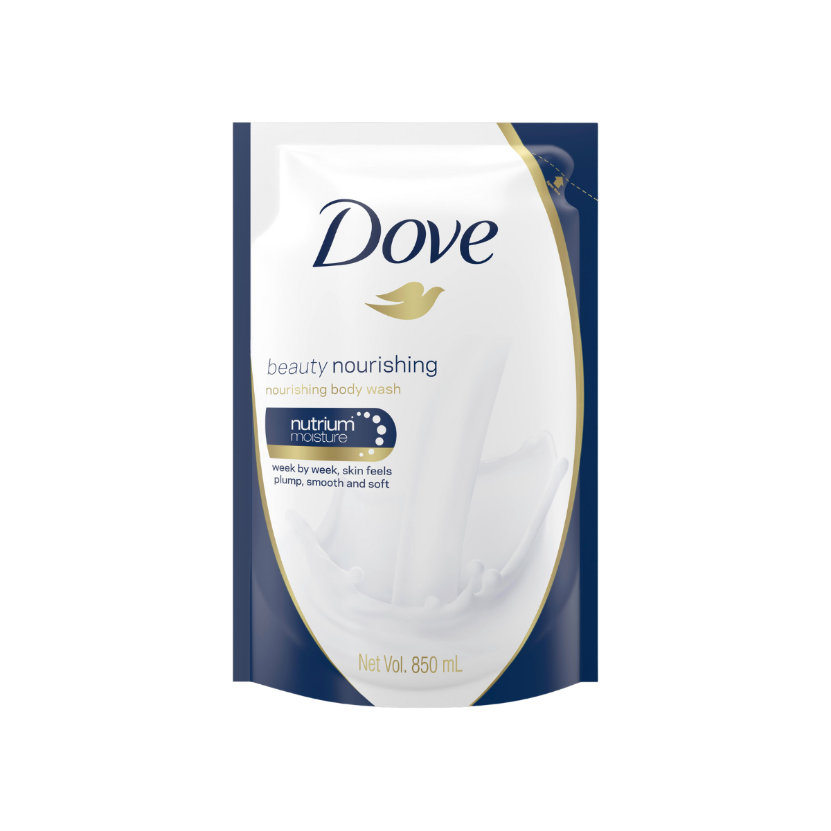 DOVE BODY WASH BEAUTY NOURISHING REFILL 850ML