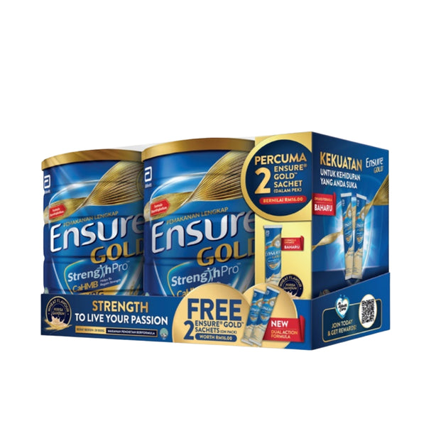 ENSURE GOLD WHEAT 800G 2S FOC 2 SACHETS