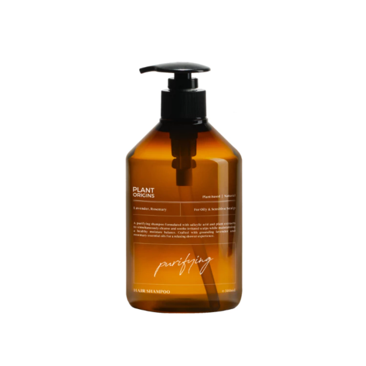 PLANT ORIGINS PURIFYING HAIR SHAMPOO 500ML