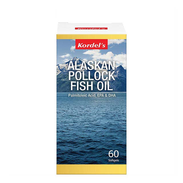KORDELS ALASKAN POLLOCK FISH OIL 60S