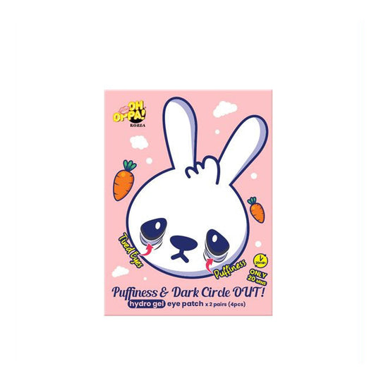 OH OPPA PUFFINESS & DARK CIRCLE OUT HYDRO GEL EYE PATCH 2 PAIRS