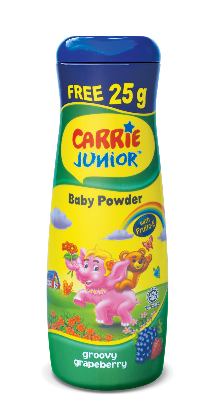 CARRIE JUNIOR BABY POWDER GROOVY GRAPEBERRY 125G
