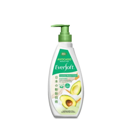 EVERSOFT LUXURIOUS SHOWER CREAM AVOCADO SOOTHES 650G