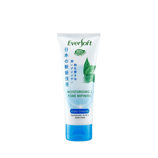 EVERSOFT MOISTURISING & PORE REFINING GREEN TEA CLEANSER 100G