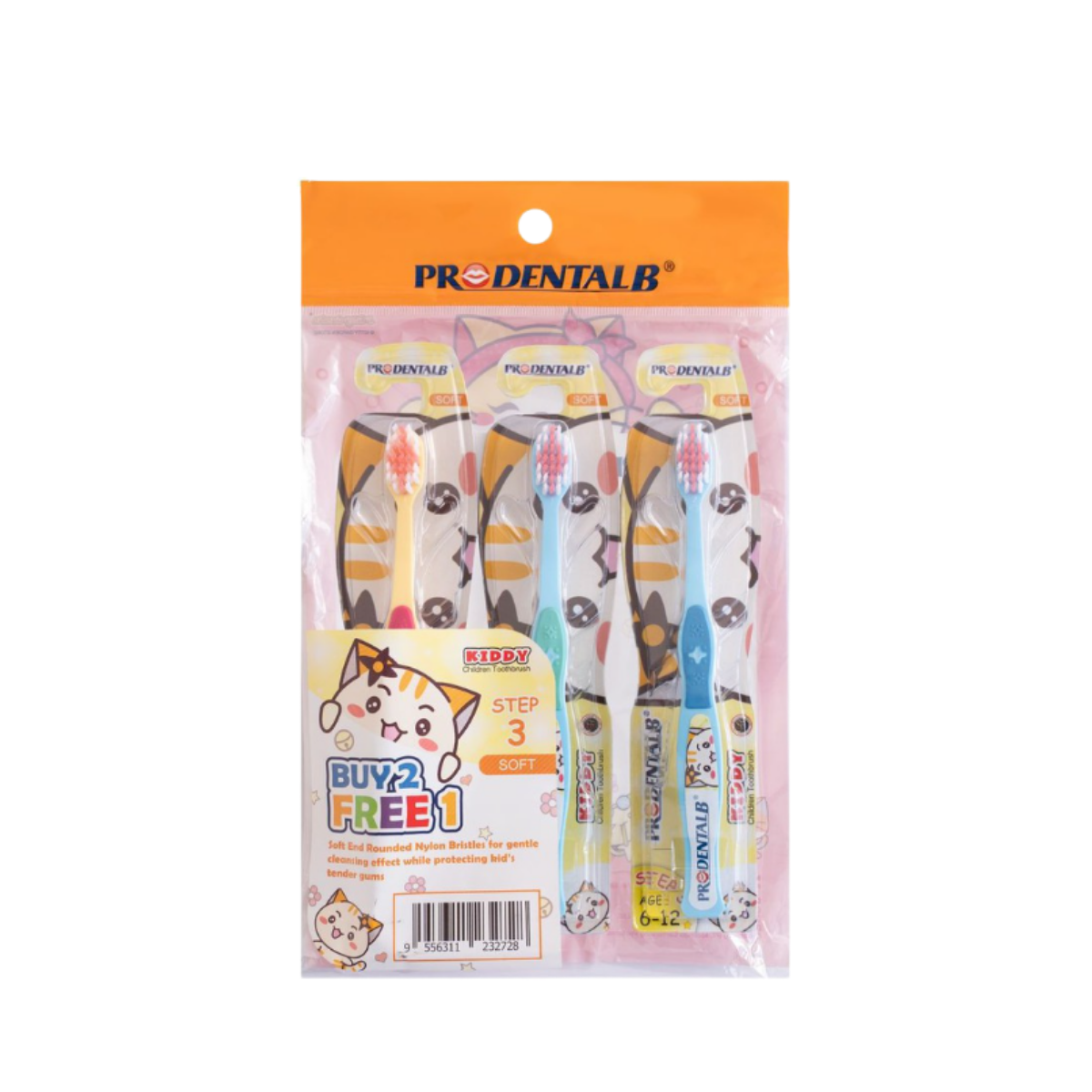 PRODENTALB CHILDREN TOOTHBRUSH B2F1 (6-12 YEARS)