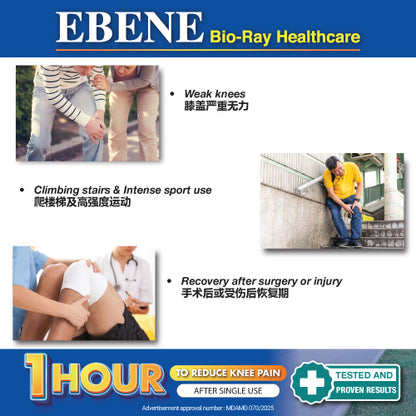 EBENE BIO RAY METAL SUPPORT KNEE GUARDXL