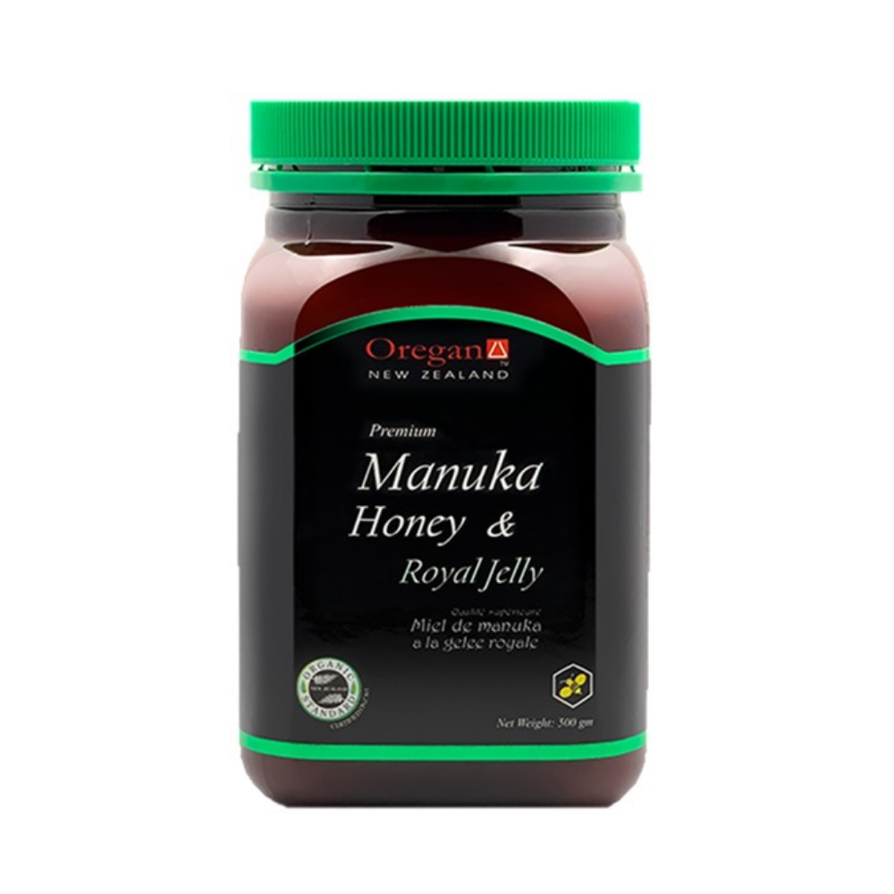 OREGAN MANUKA HONEY & ROYAL JELLY 500G