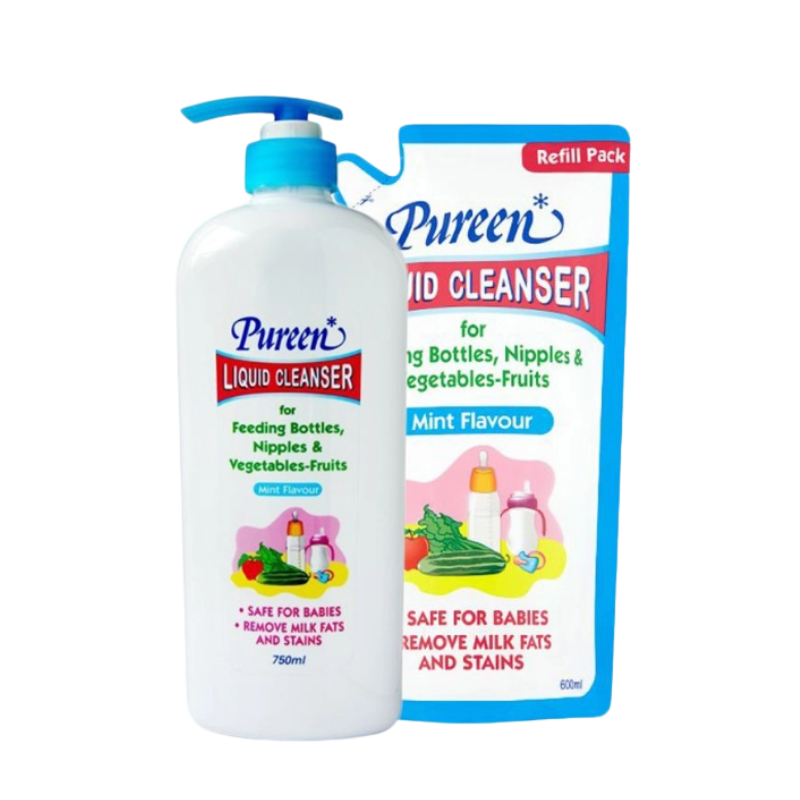 PUREEN LIQUID CLEANSER VALUE PACK MINT 750ML+600ML