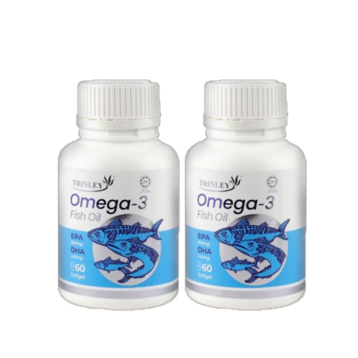 TRINLEY OMEGA-3 FISH OIL 60SX2