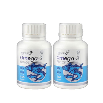 TRINLEY OMEGA-3 FISH OIL 60SX2