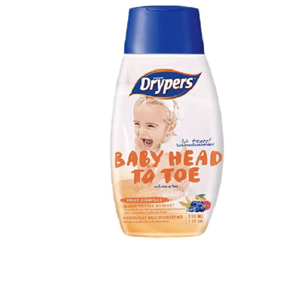 DRYPERS BABY HEAD TO TOE FRUIT COMPLEX 220ML