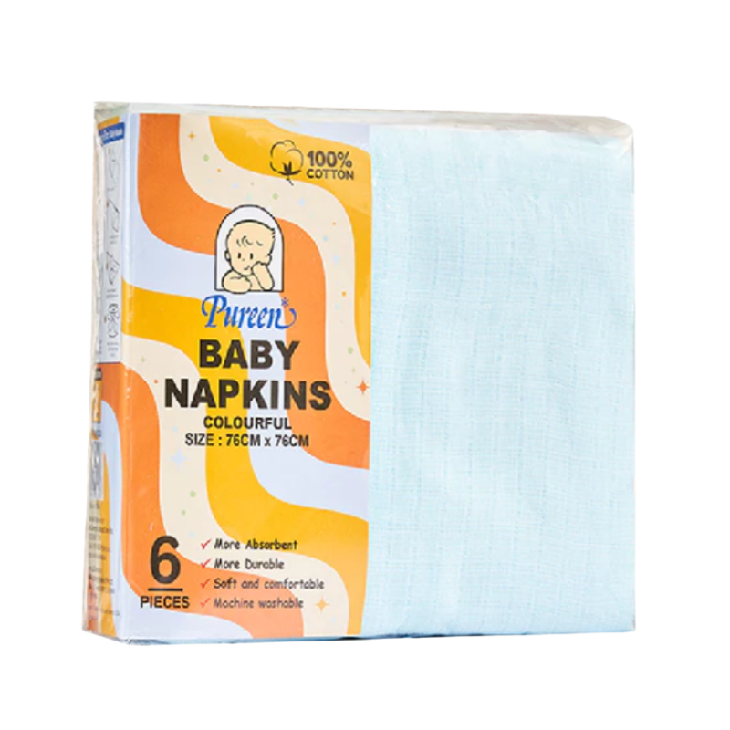 PUREEN NAPKINS COLORFUL 6'S