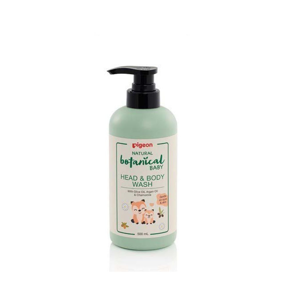 PIGEON NATURAL BOTANICAL BABY HEAD & BODY WASH 500ML (PG78410)