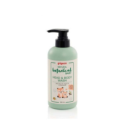PIGEON NATURAL BOTANICAL BABY HEAD & BODY WASH 500ML (PG78410)